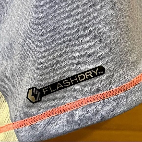 North Face Flight Series purple white flashdry workout shirt running top M - Picture 9 of 9